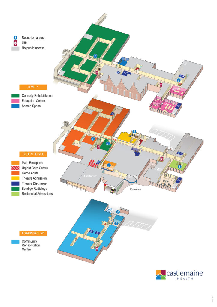 Getting here/Maps - Castlemaine Health